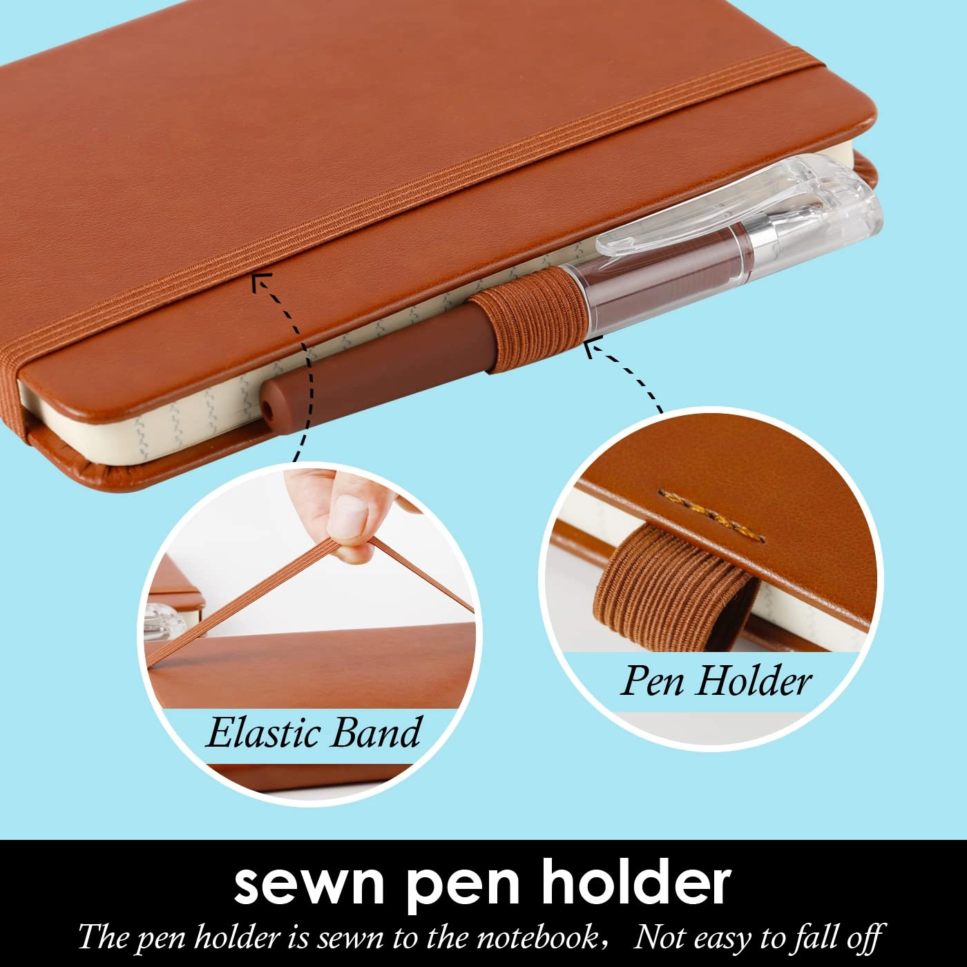 Small Notebook Journal - 68 Sheets 3 Pack Ruled