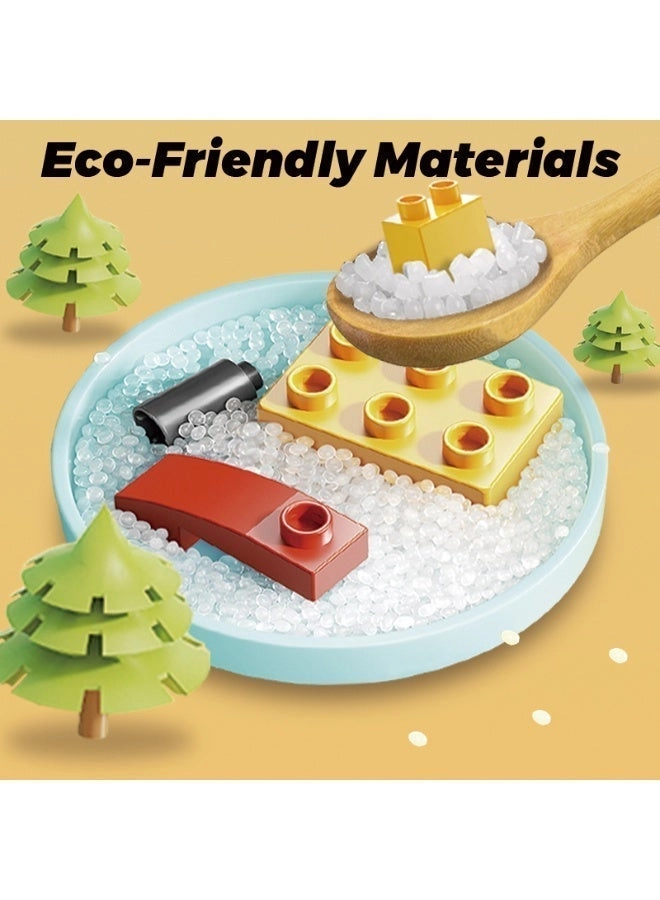 Slide Block Wall Set - Safari 212pcs