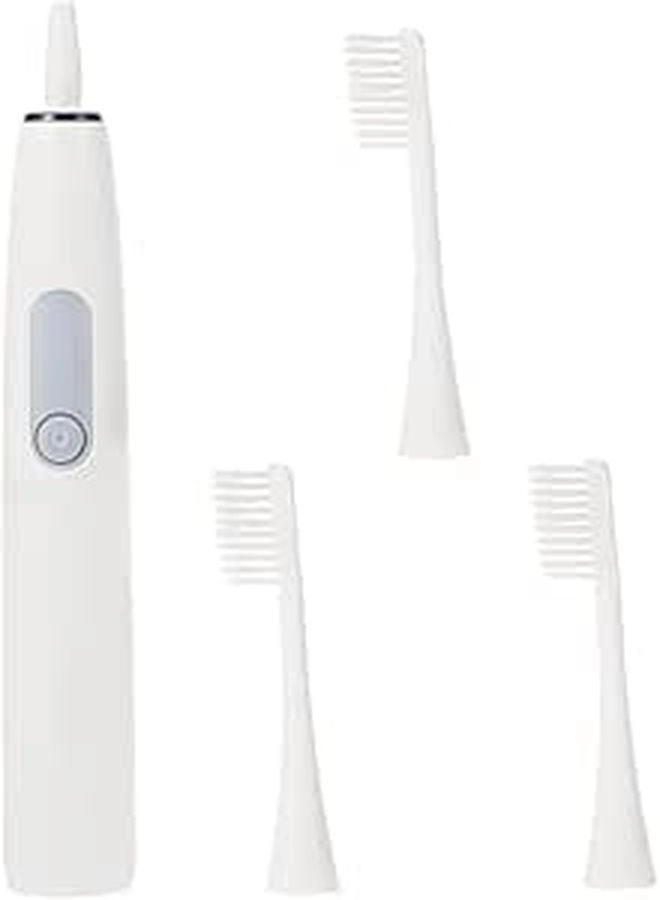 Beaupretty Electric Toothbrush - USB Rechargeable 4 Pink Deer Handles 2 Replacement Heads Set