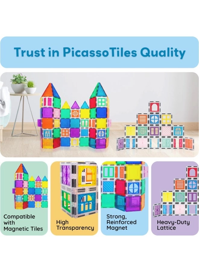 Magnetic Tiles Clip-On Window and Door - 40pcs