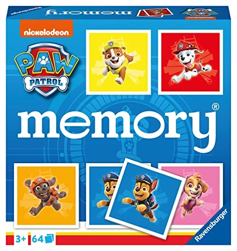 Paw Patrol Memory Game - 3 years and up 64 pieces