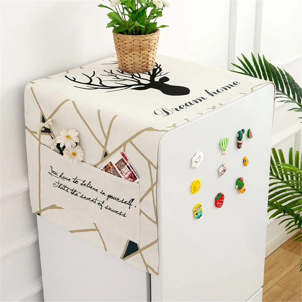 Lukery Fridge Dust Cover - Style H 65x180cm