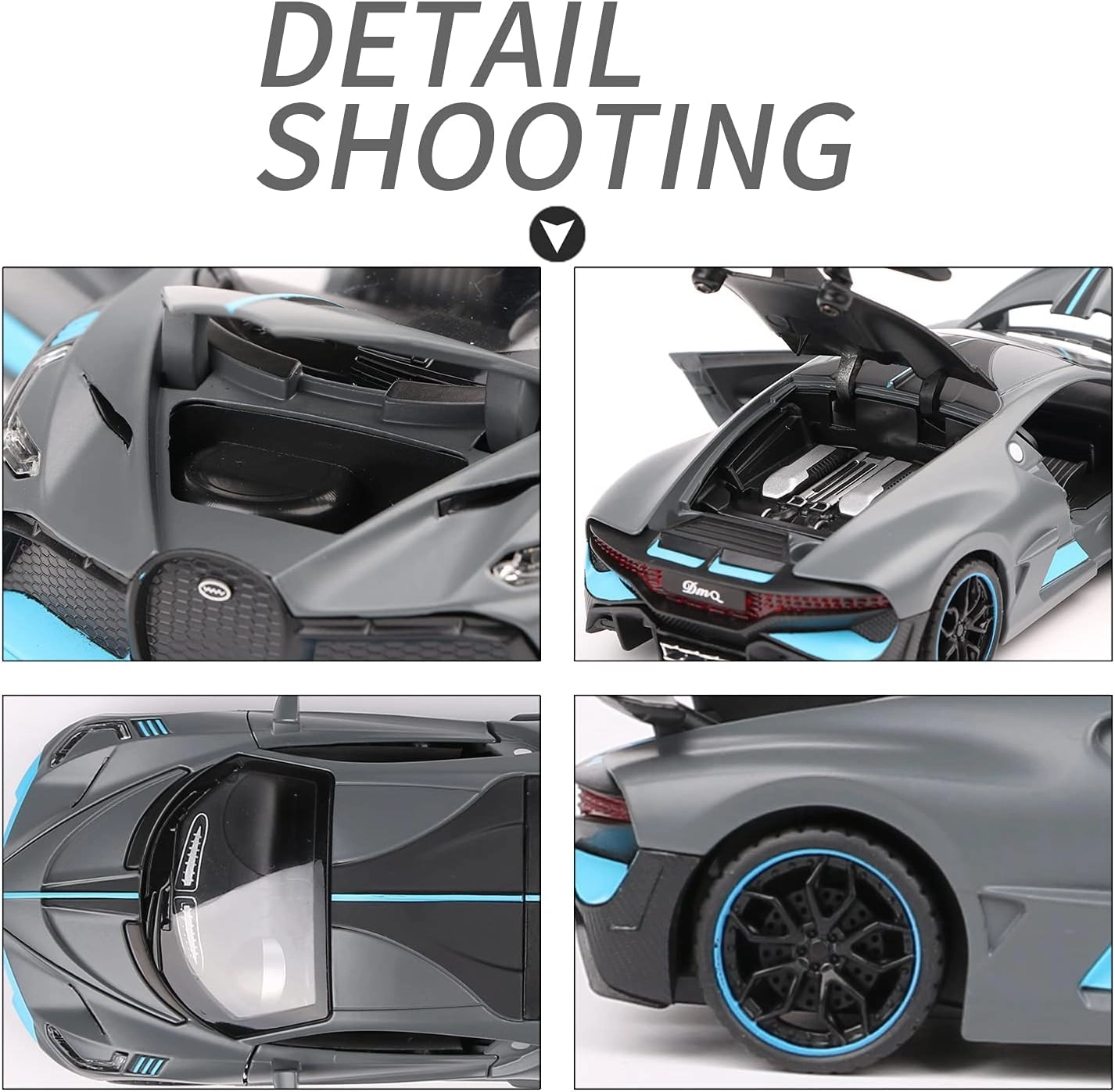 Bugatti DIVO-Black 1:32 - 1pcs
