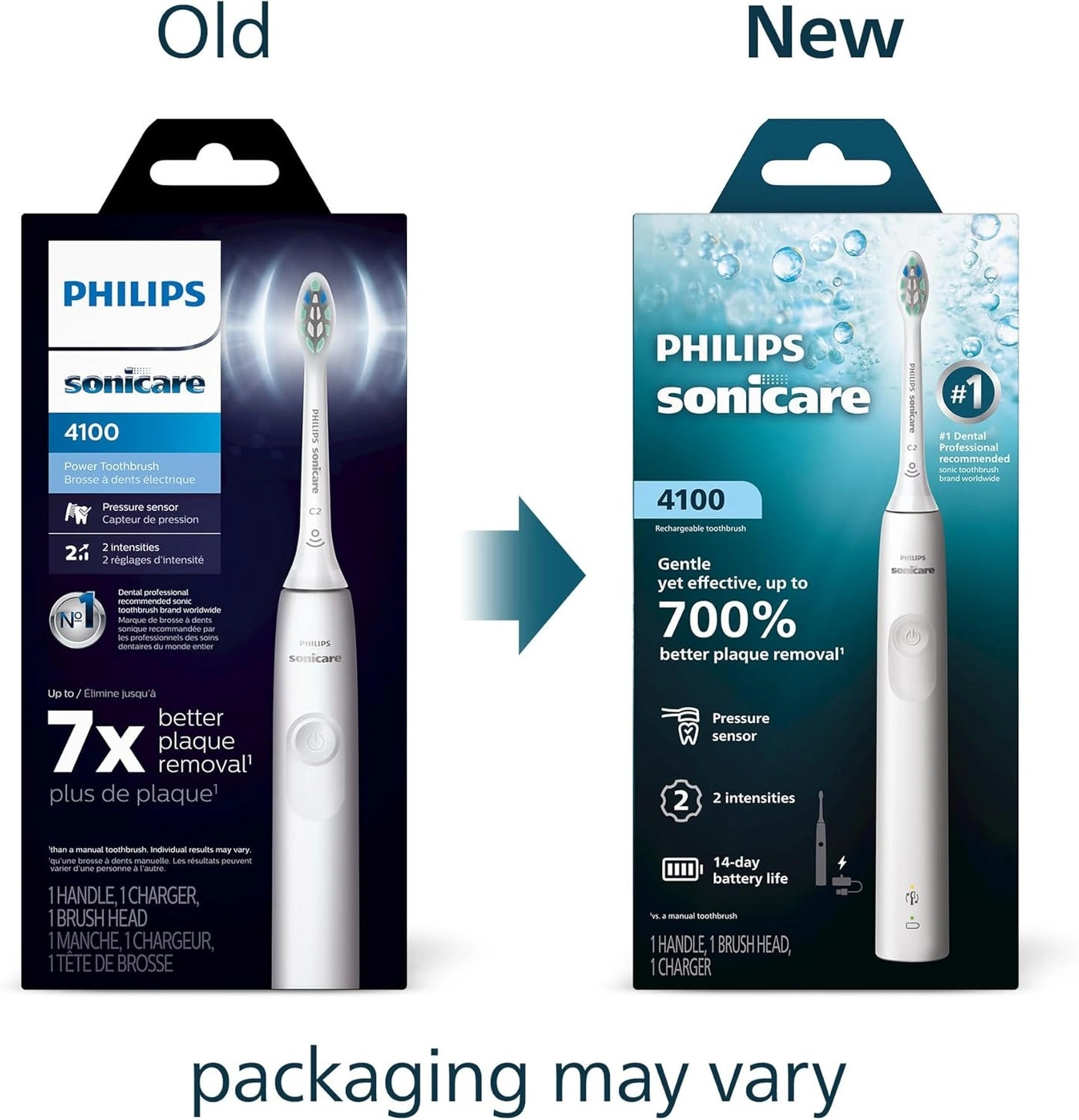 Sonicare 4100 - 1 Brush Head Slim Travel Case USB Charger