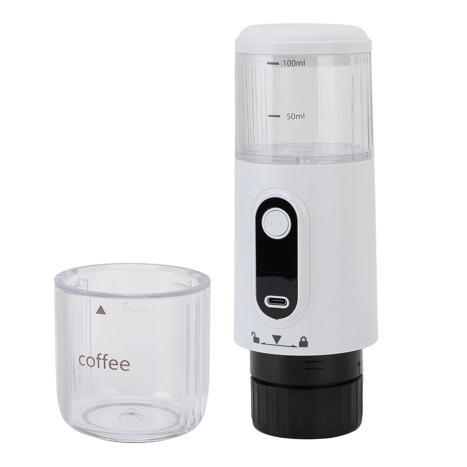 Depisuta Portable Coffee Maker - 100ml Ground Coffee and Capsules