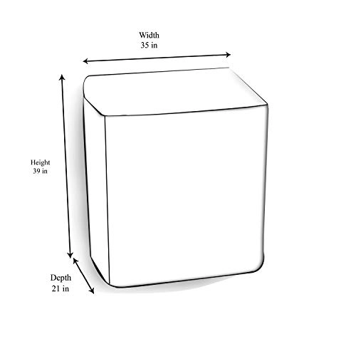 Washing Machine Cover - GODREJ 9KG Semi-Automatic Top Loading WSEDGE PRO 90 5.0 PB3 M LISP