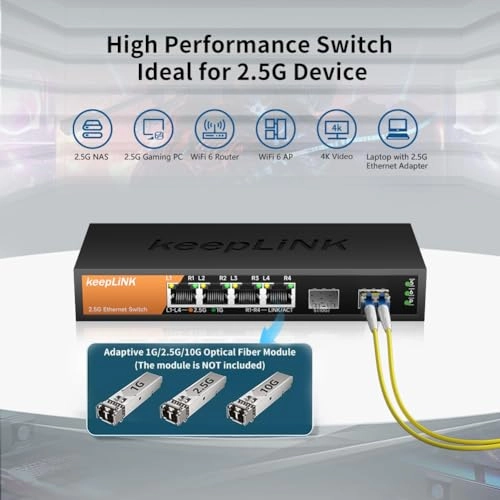 6 Port 2.5G Switch 6-ports