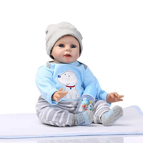 Reborn Baby Doll - 55cm/22in Soft Silicone Dressed