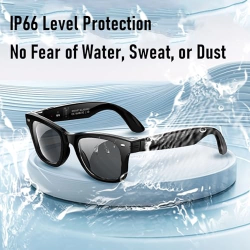 Smart Bluetooth Glasses - Bluetooth 5.3 100+ Languages 12h Playback