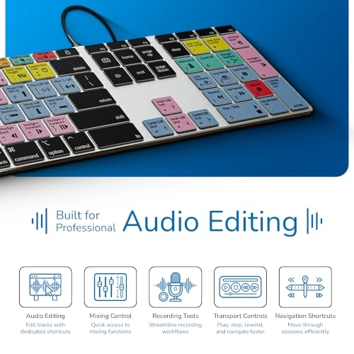 Pro Tools Backlit Pro Aluminum Keyboard - US Wired