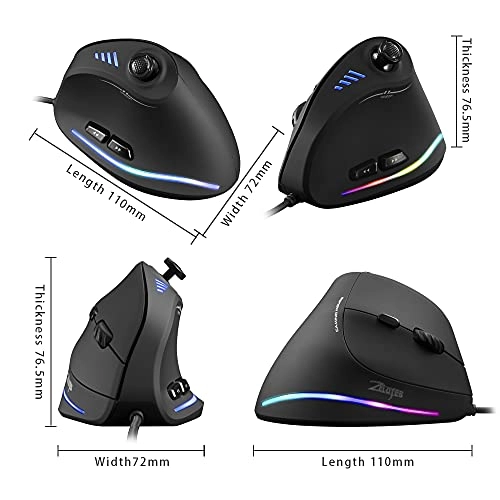 C-18 Vertical Gaming Mouse - Wired
