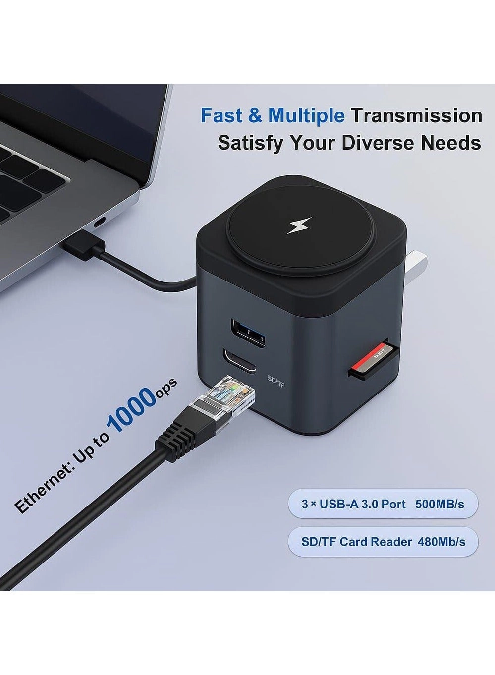 9-in-1 Docking Station - MagSafe 15W USB-C