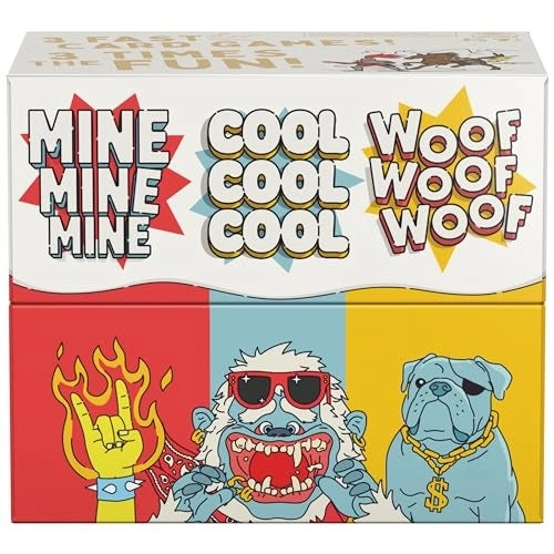 SPIN MASTER GAMES Cool Cool Cool + Woof Woof Woof + Mine Mine Mine