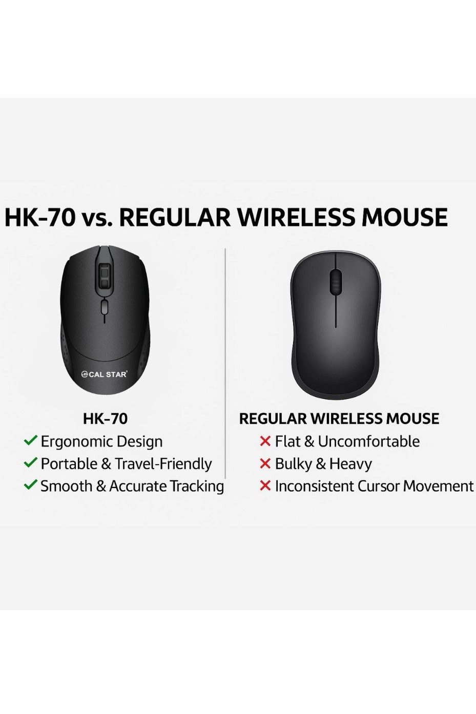 HK-70 Wireless Mouse - Wireless