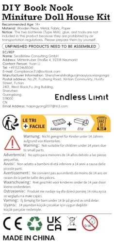 Book Nook Kit - 199 pieces LED Lighting