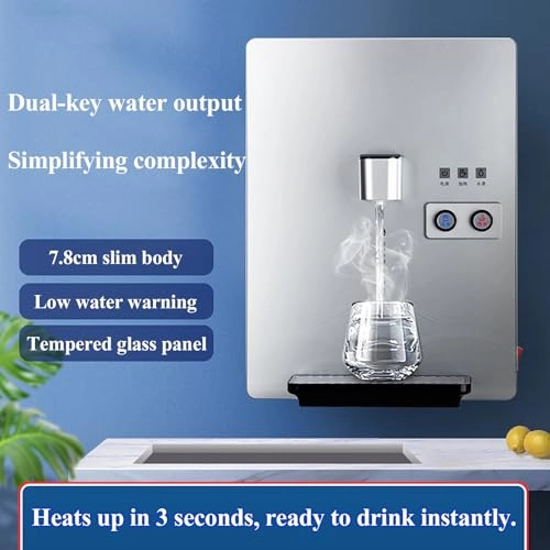 Wall-Mounted Mains Fed Unit Water Dispenser - Electronic Lock Dual Temperature Control