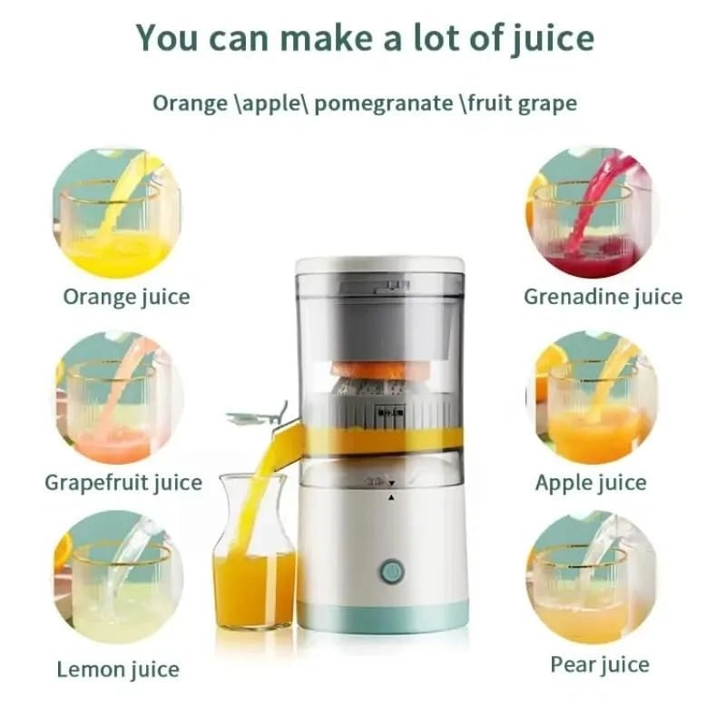 Electric Citrus Juicer - Portable Rechargeable Usb-C