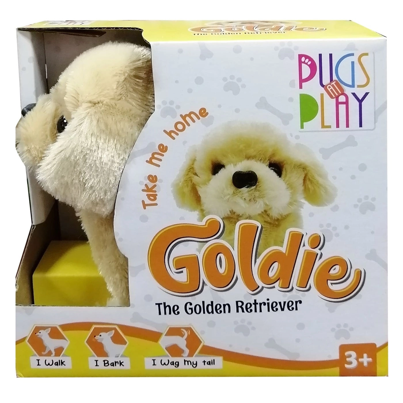 Pugs At Play Goldie 2003455 20 cm multicolour