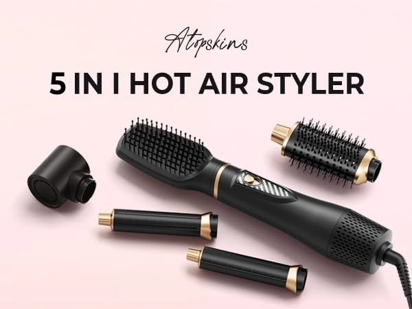 5 in 1 Blow Dryer Brush Set - 1000W Ionic 3-Speed