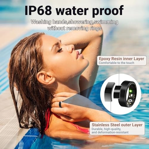 Smart Ring - Sleep Tracker Heart Rate Blood Oxygen