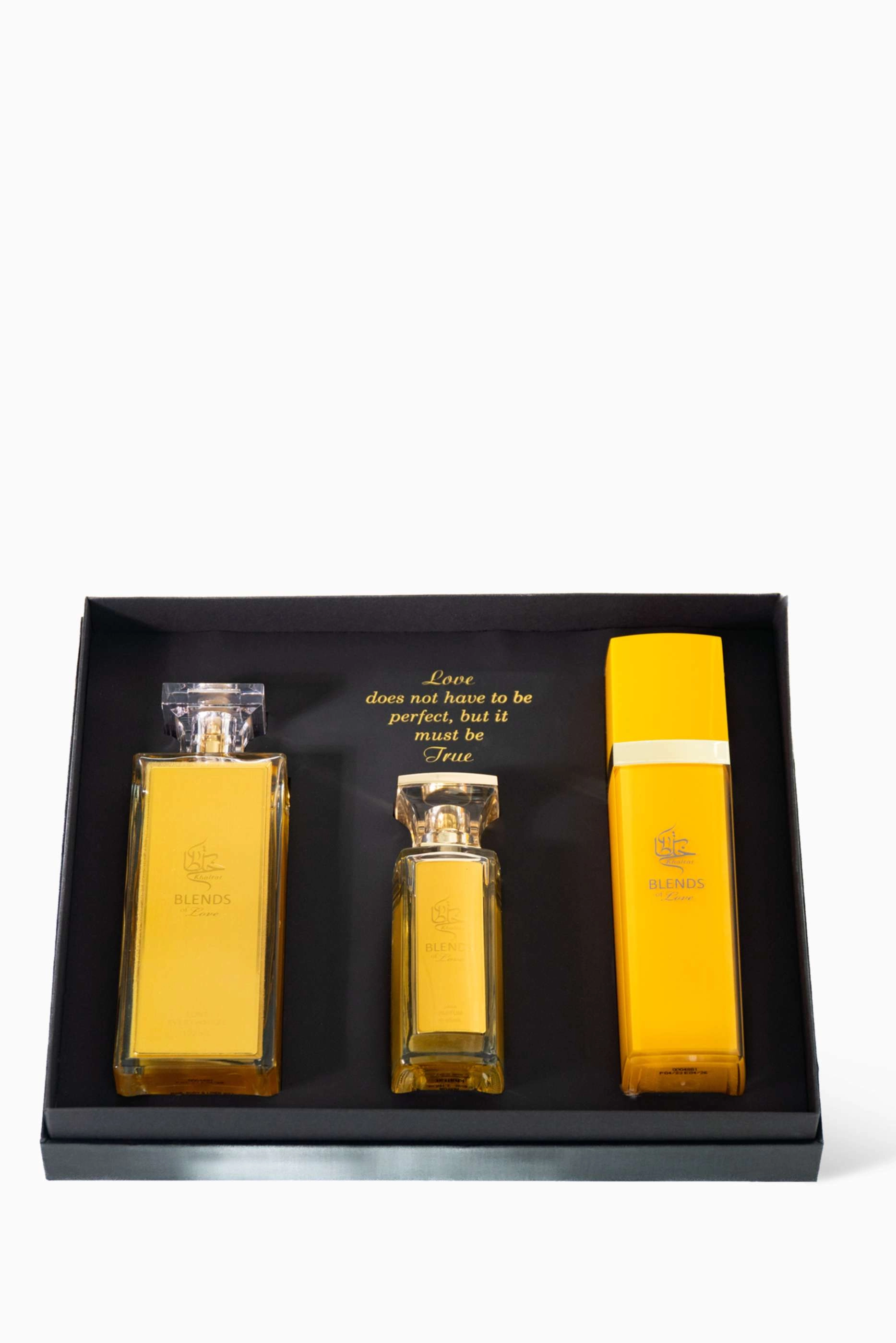 Khaltat Blends of Love Ask Perfume - 65ml + Ask Body Lotion - 140ml + Ask Multi Spray - 150ml