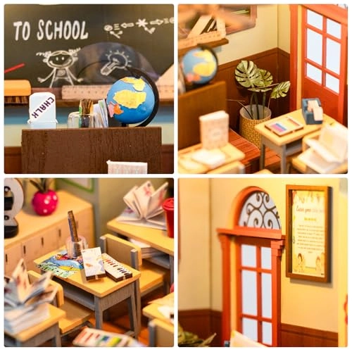 Miniature Dollhouse Kit - Classroom