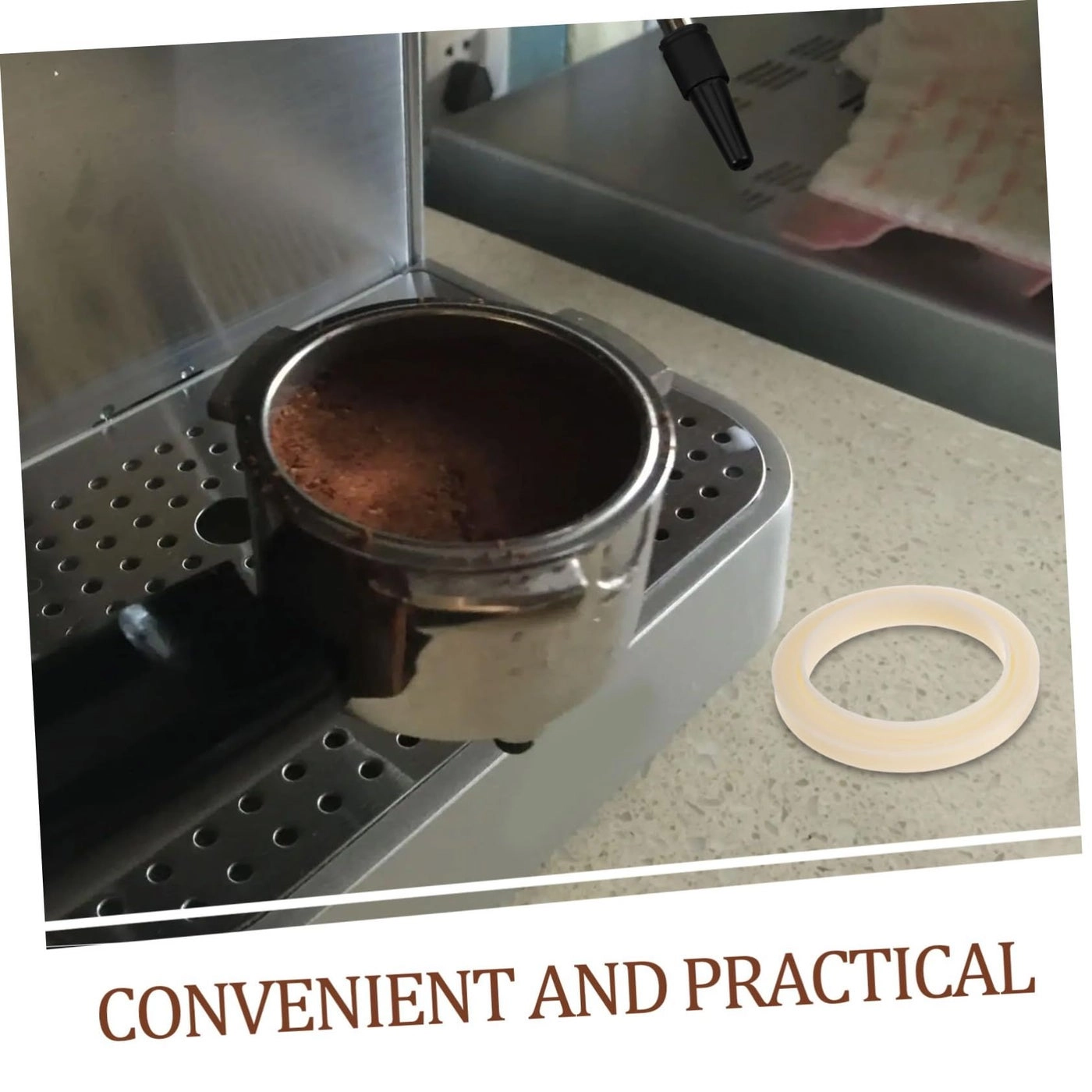 Silicone Steam Ring Gasket - 54mm Beige