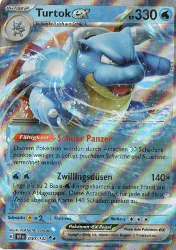 Pokemon Turtok EX SCR 030 - German