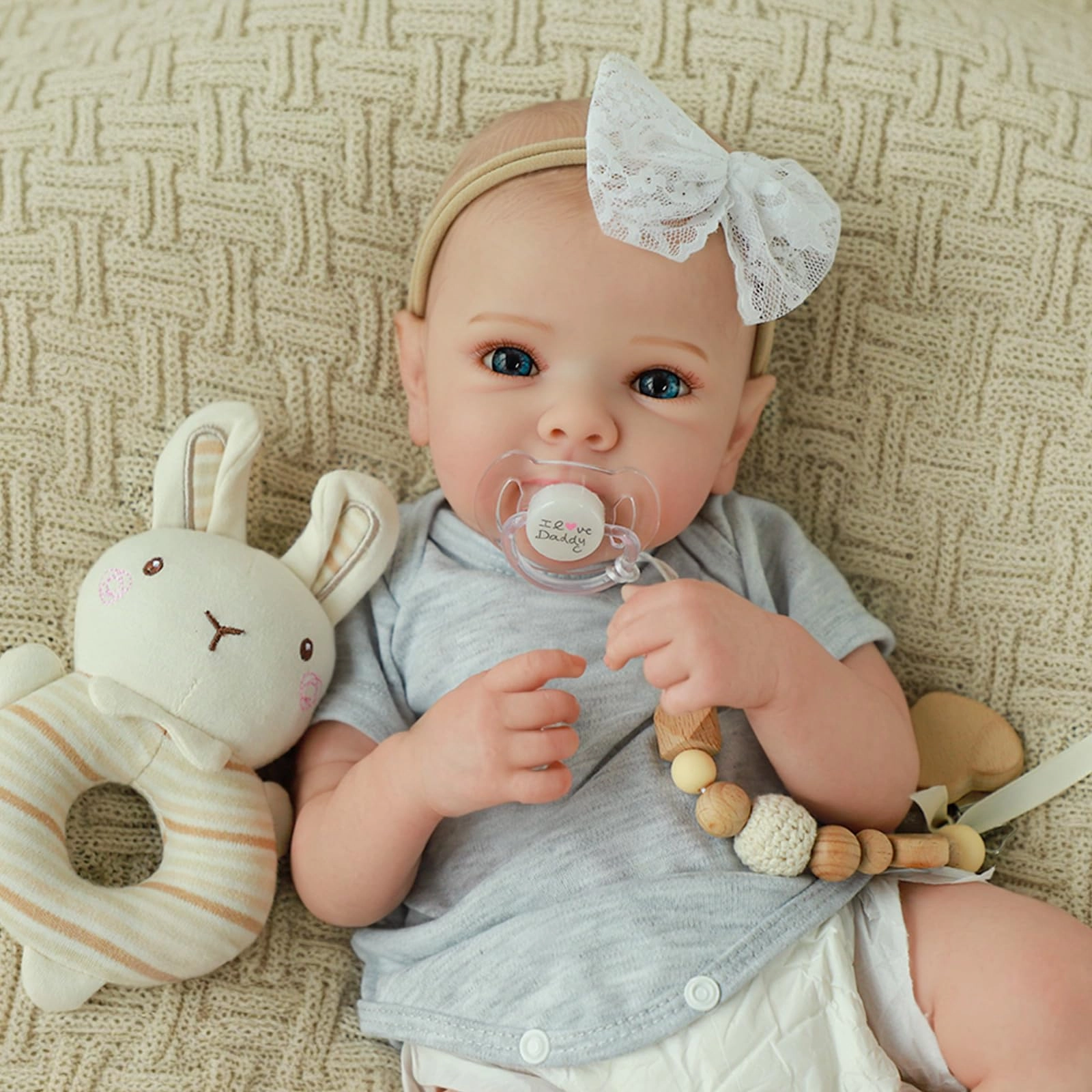 Reborn Baby Doll - 20 Inch Full Vinyl Baby Girl Ages 3+