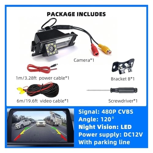 Rear View Camera - Wire AHD720P