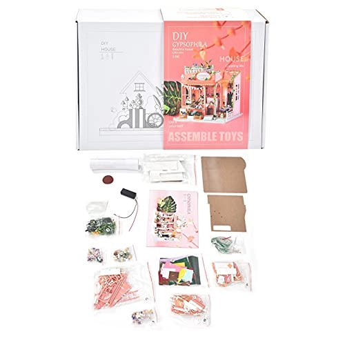 Miniature Dollhouse - Self-Assembly 22 x 21 x 22cm