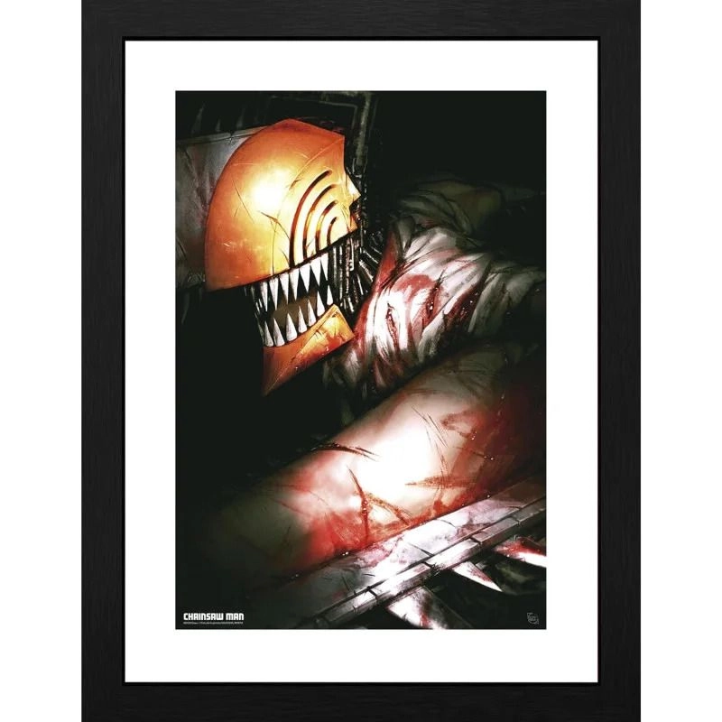 GB eye Chainsaw Man - Framed Print - 30 x 40 cm