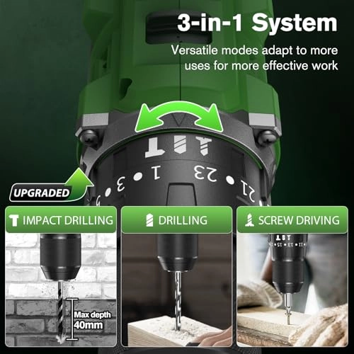 21 V brushless impact screwdriver - 2000 mAh