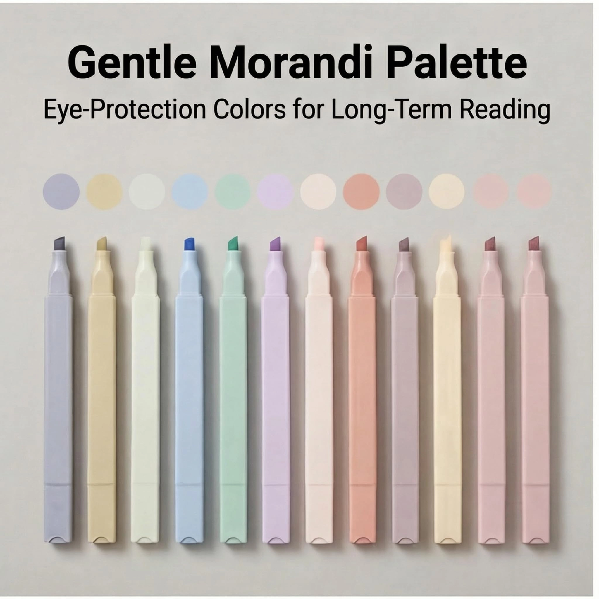 Aesthetic Cute Highlighters - Multicolor Chisel