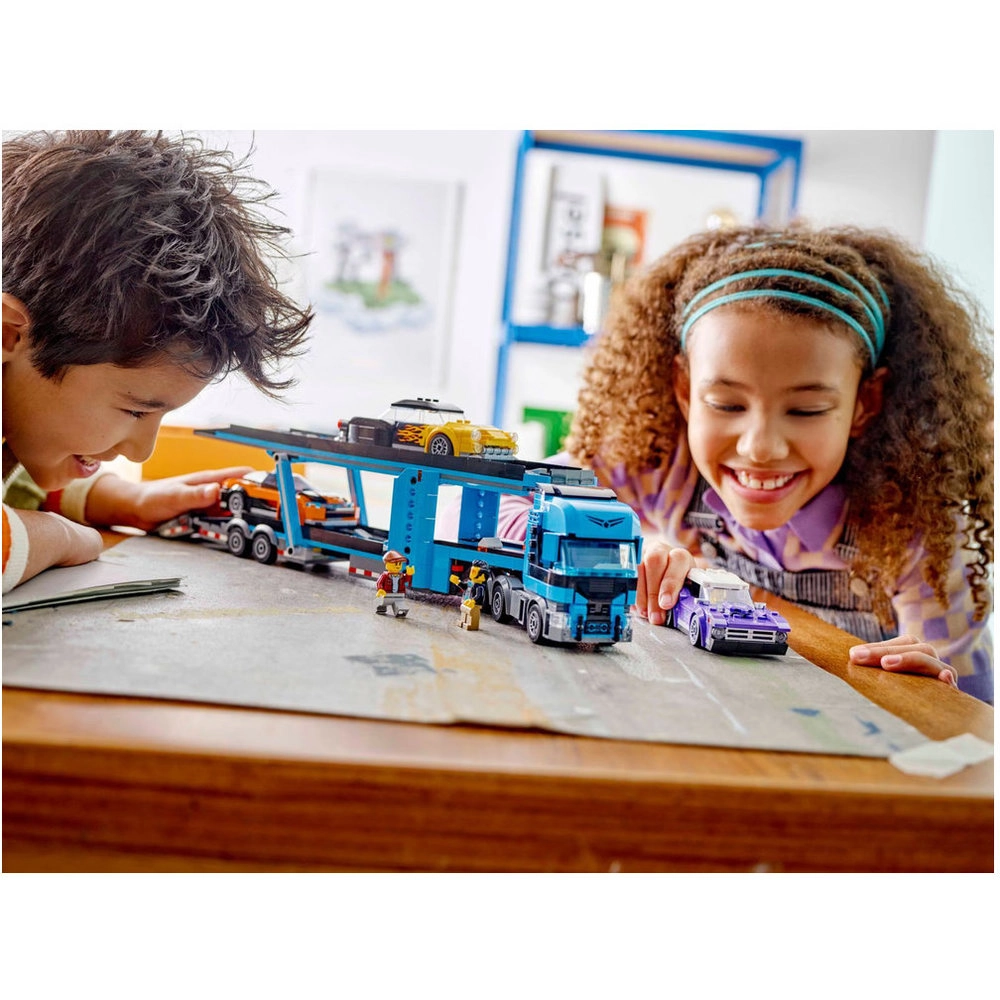 City Car Transporter Truck with Sports Cars (60408)