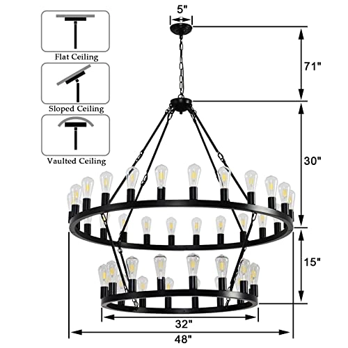 Wagon Wheel Chandelier
