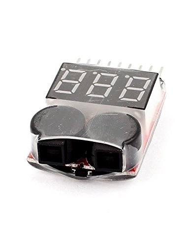Battery Voltage Tester - 1-8S 2IN1 Low Voltage Buzzer Alarm