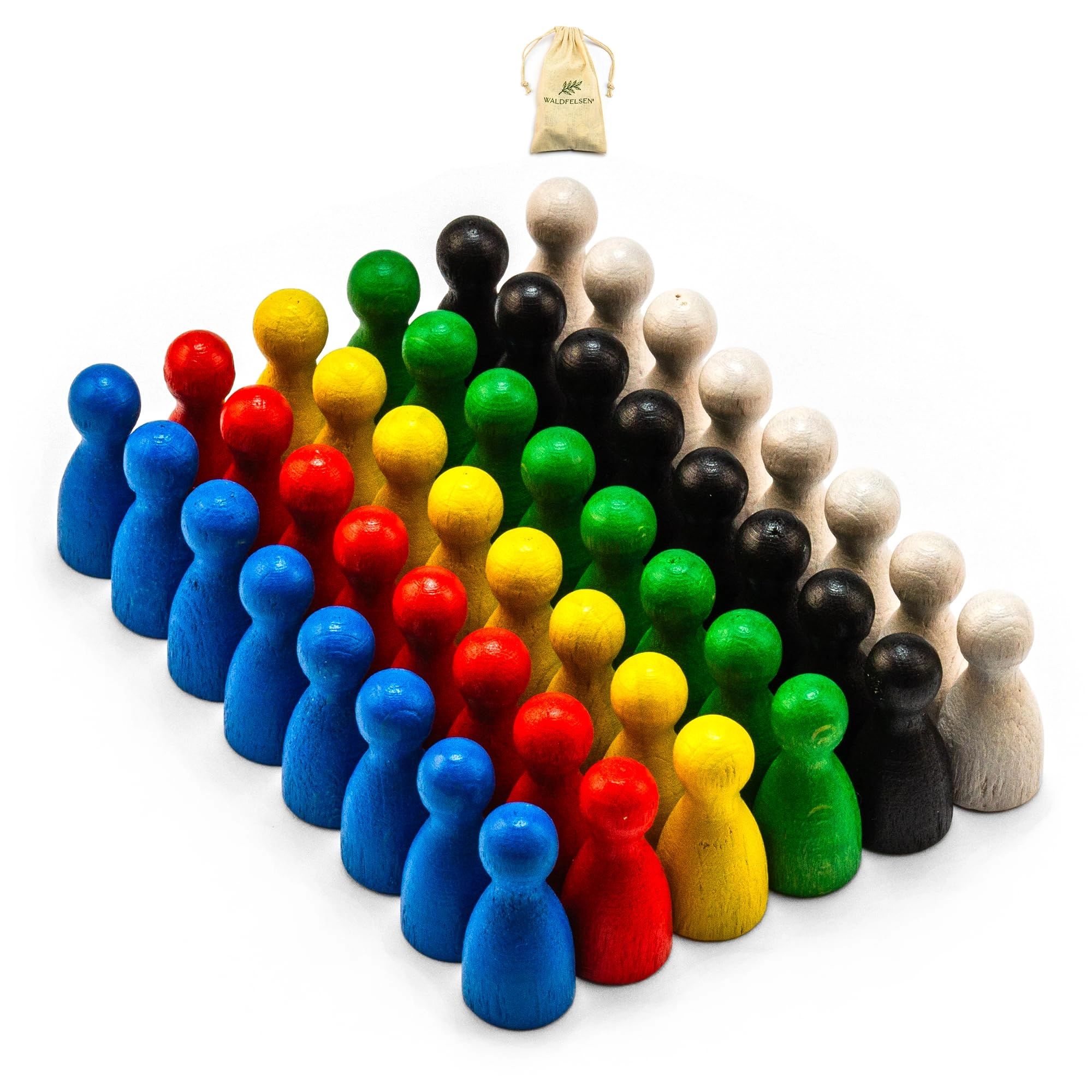 Waldfelsen Halmakegel - 48 6 colours Beech Wood