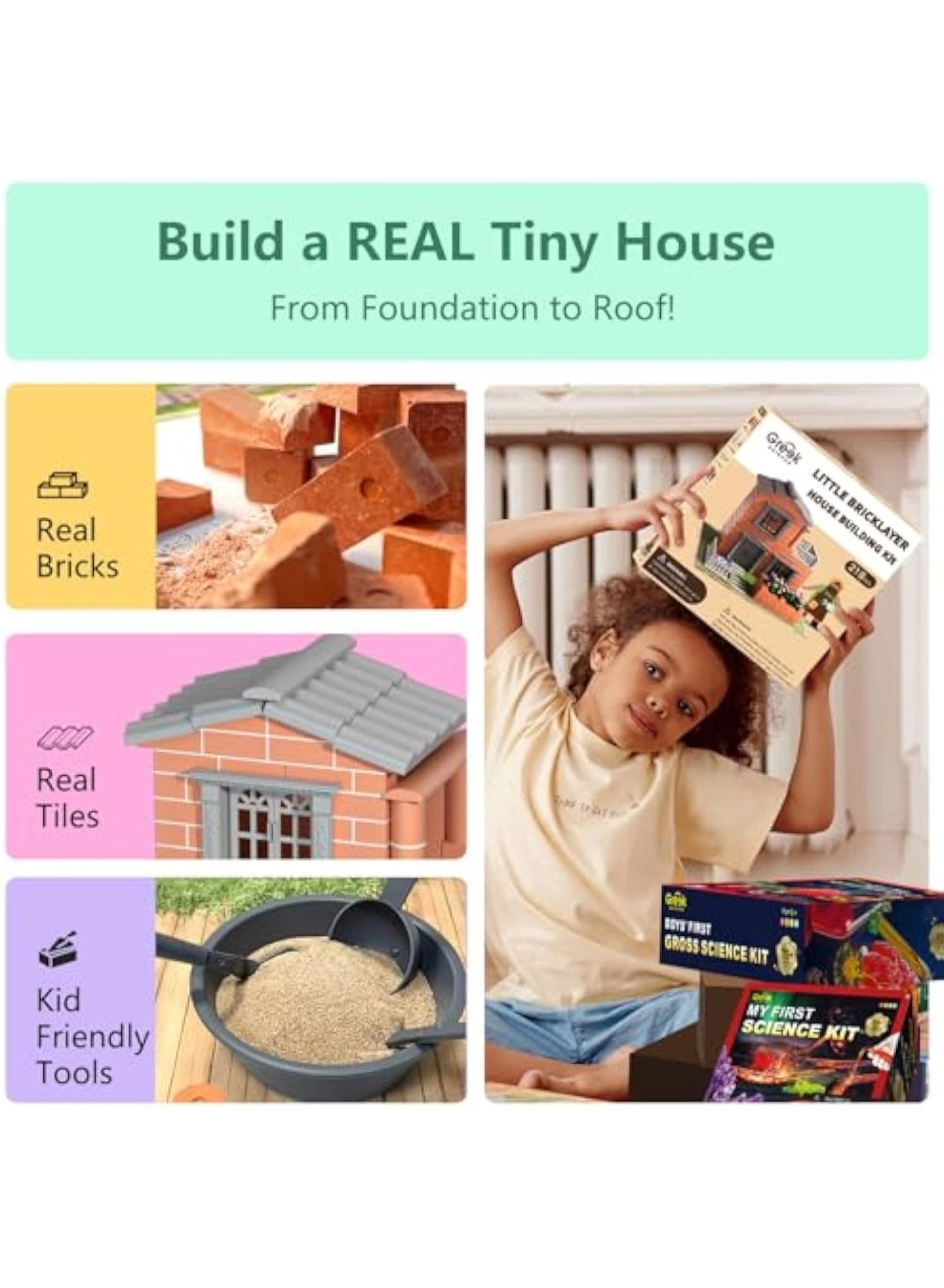 House Building Set - 241 Pcs Bricklayer