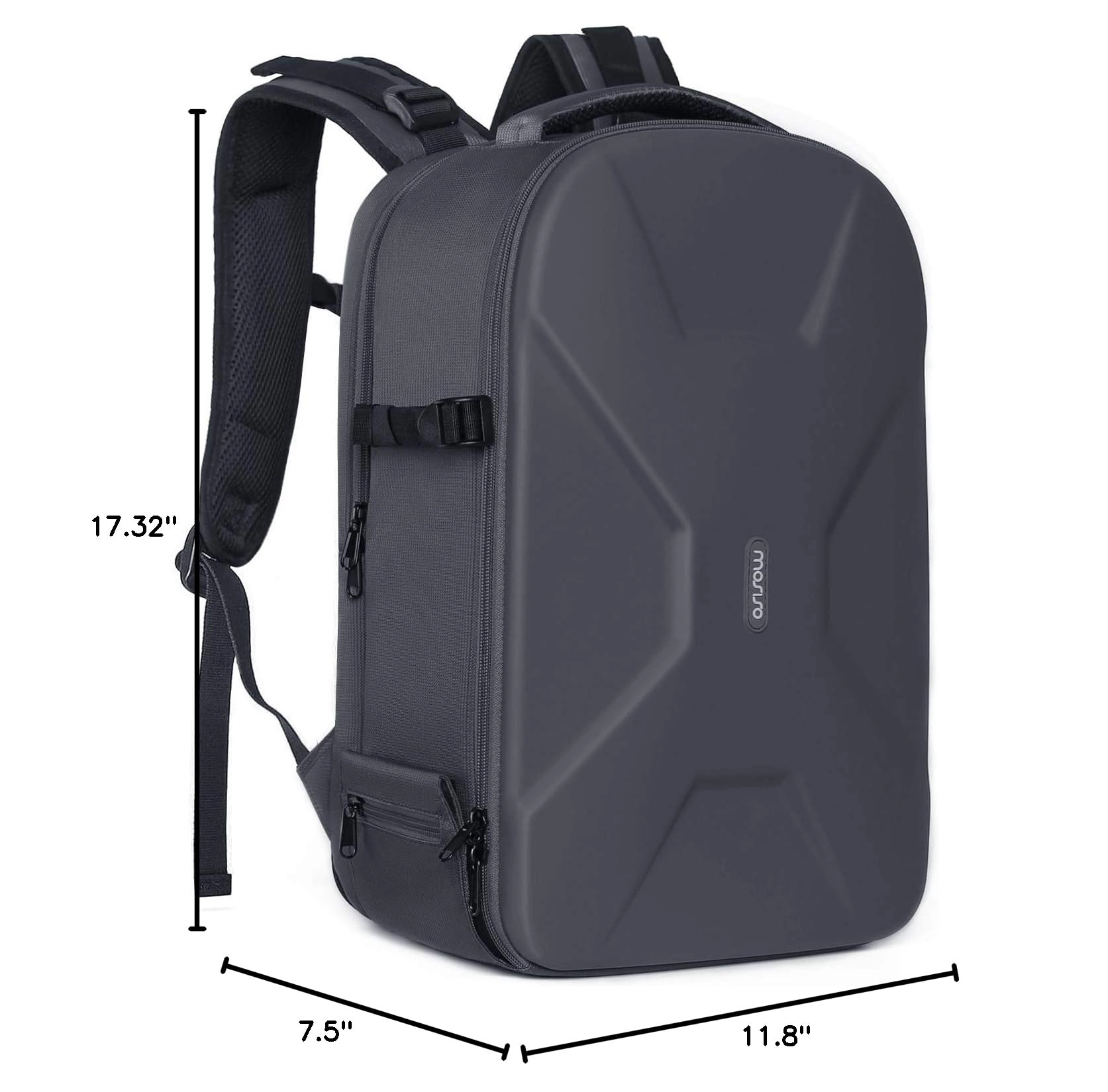 Mocamhsbg - 7.5"D x 11.8"W x 7.5"H Compatible with Canon/Nikon/Sony Hard Shell