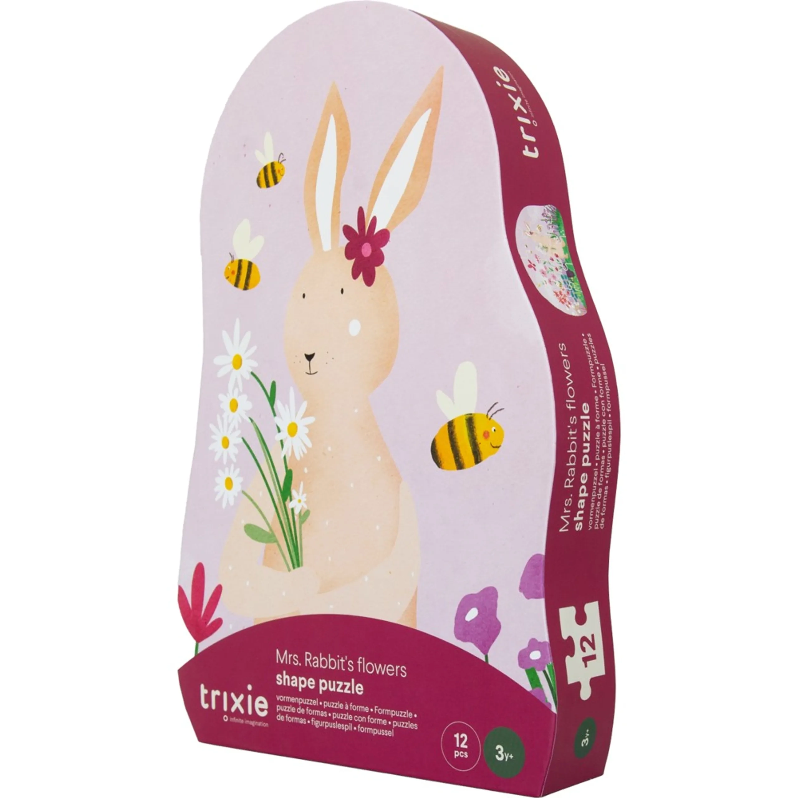 Mrs. Rabbit's Flowers Puzzle (16090809-35-634) - 12 pcs