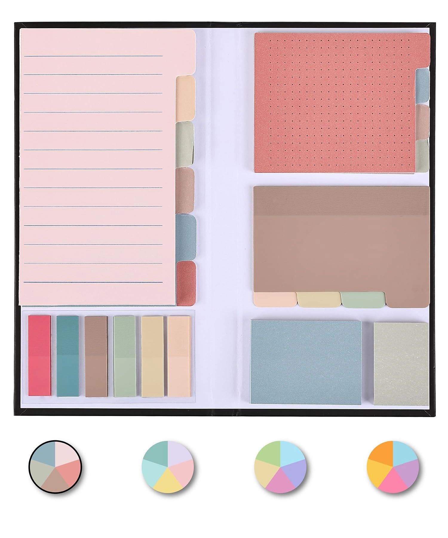 Mr. Pen Sticky Note Set - 410 Pack dotted lined unmarked