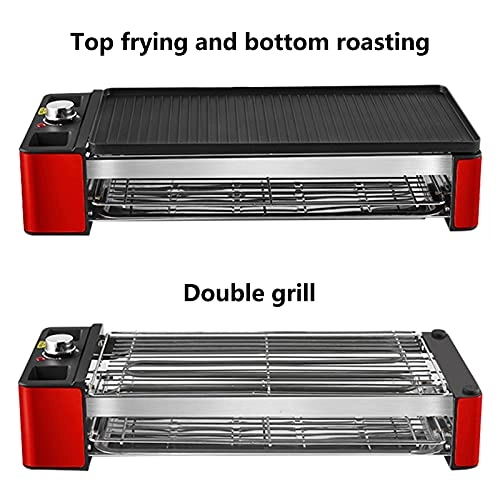 2-tier electric grill pan - 1200 W 5-7 peoples