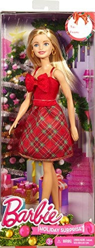 Holiday Surprise Dress Doll - 11.5 Inches Tall Plastic Ages 3+