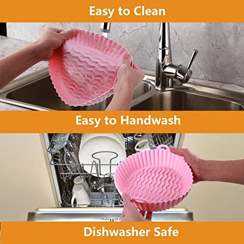 Air Fryer Silicone Liners - Silicone 3 Pack