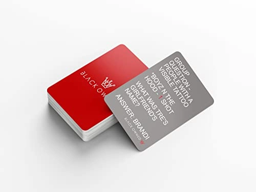 Black People Trivia Card Game - English 21 years and up 100 pieces