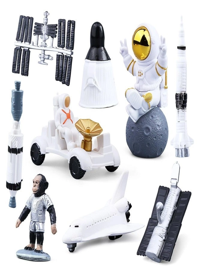 BlingABC Astronaut Figures - Mini Space Theme Set