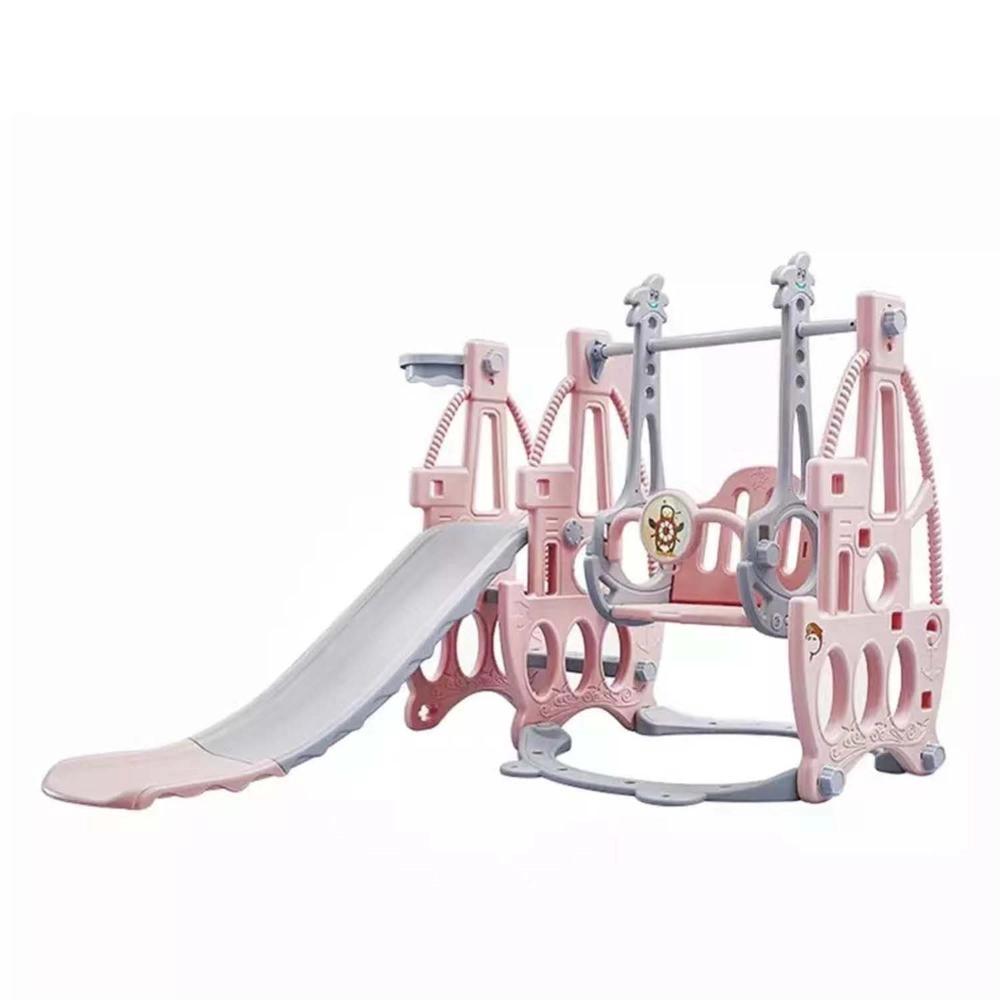 3 In 1 Swing With Slide - Pink 1-6 years