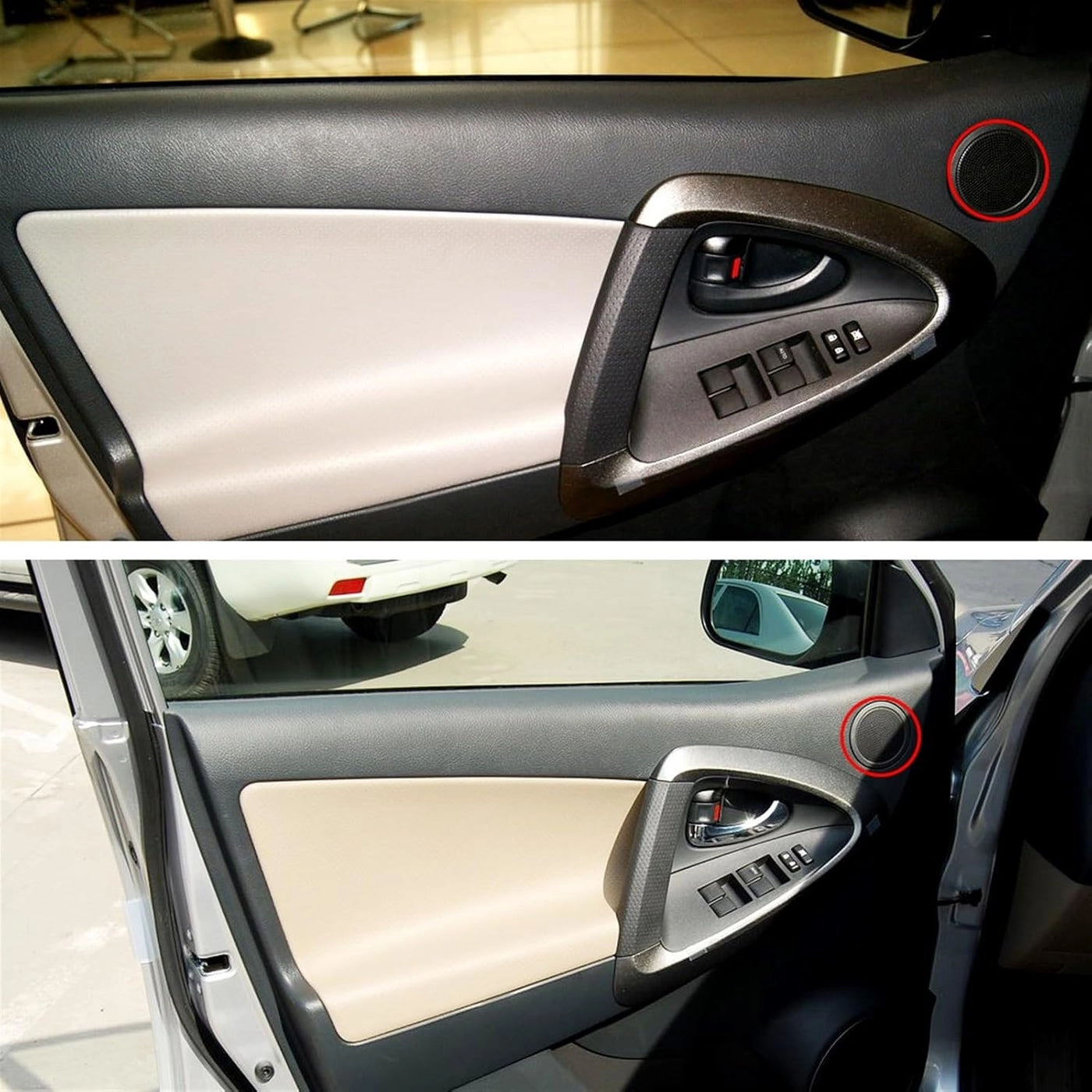 Tweeter Speaker Covers - Toyota RAV4 2009-13 Front Door