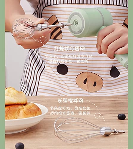 Hand Mixer - USB Rechargeable 3 Speed Pink